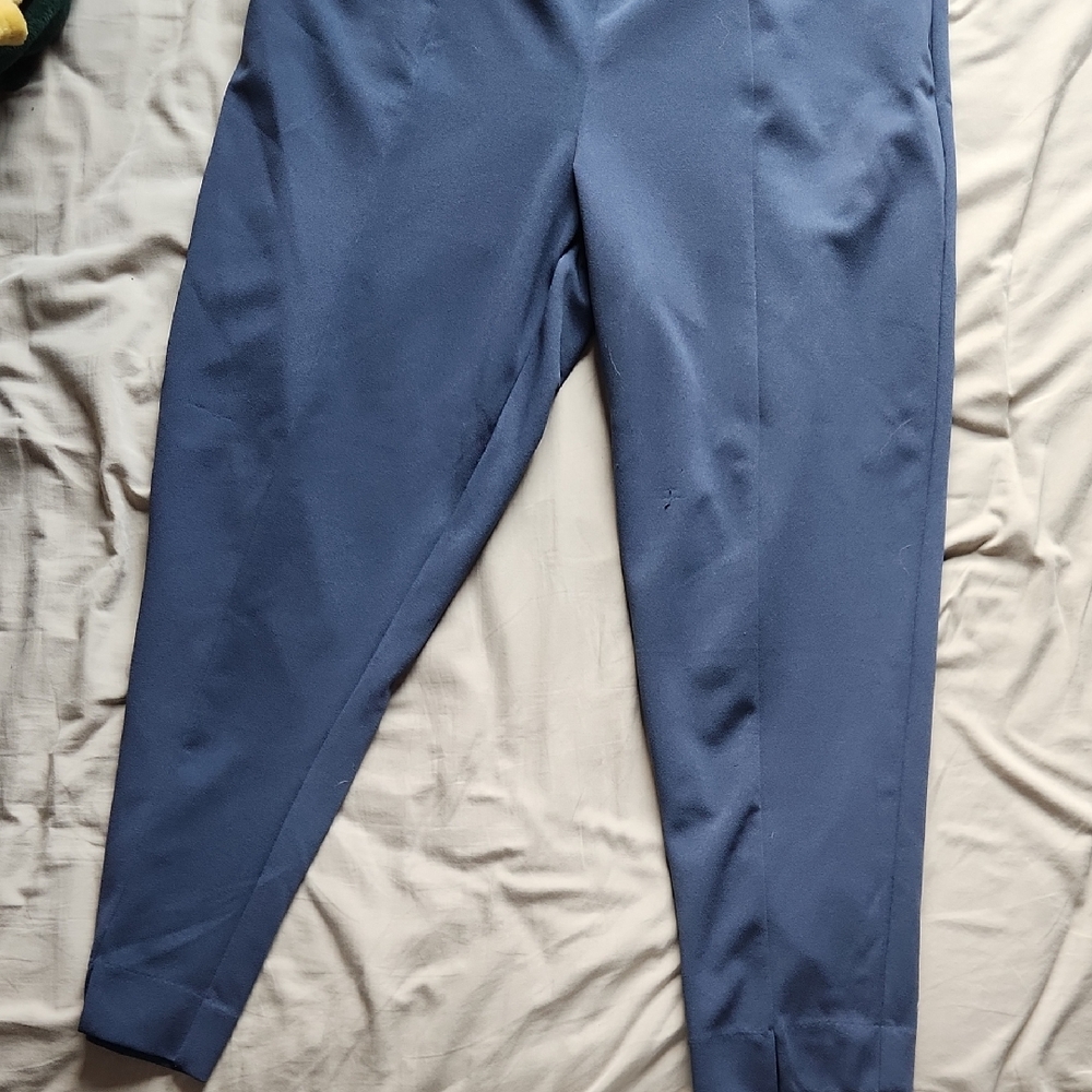 Navy Blue Tailored Women's Pants